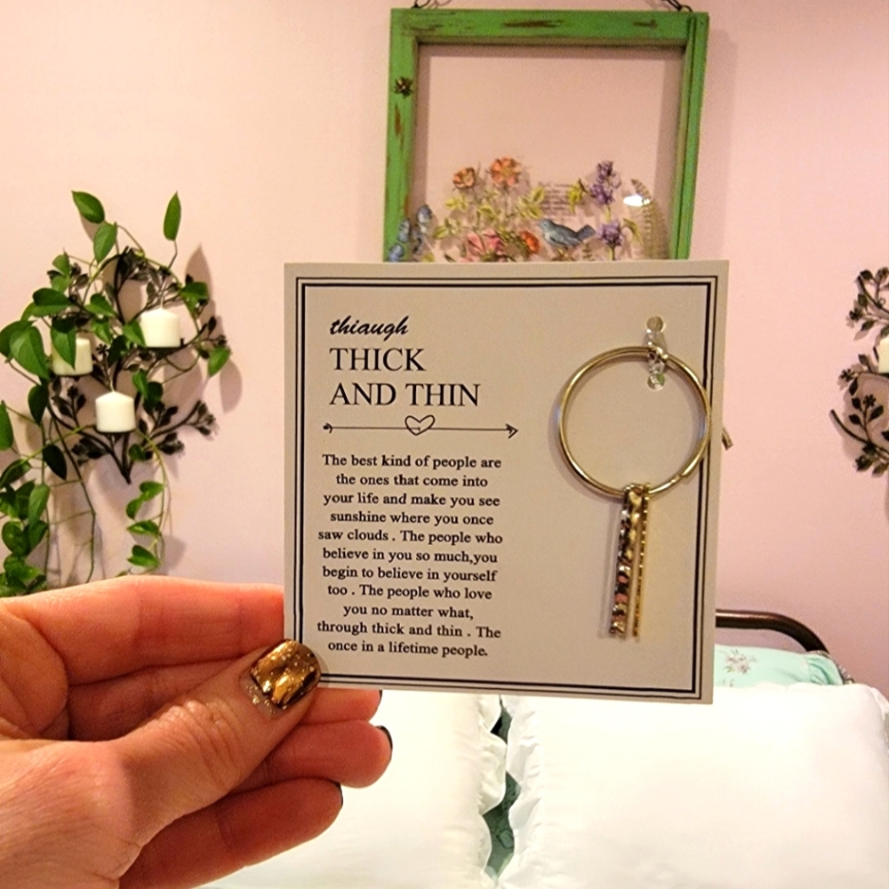 New Thick and Thin Keychain